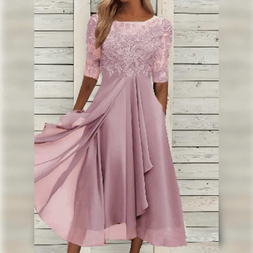 Paari | Women’s Elegant Flowing Midi Dress