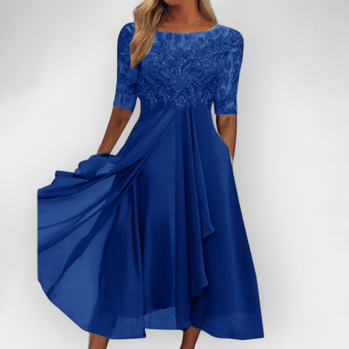 Chiara | Women’s Elegant A-Line Midi Dress