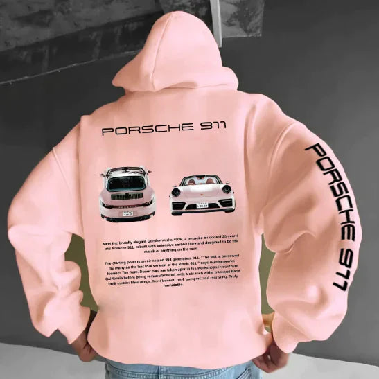 Vomo | Men’s Oversized Racing Zip Hoodie