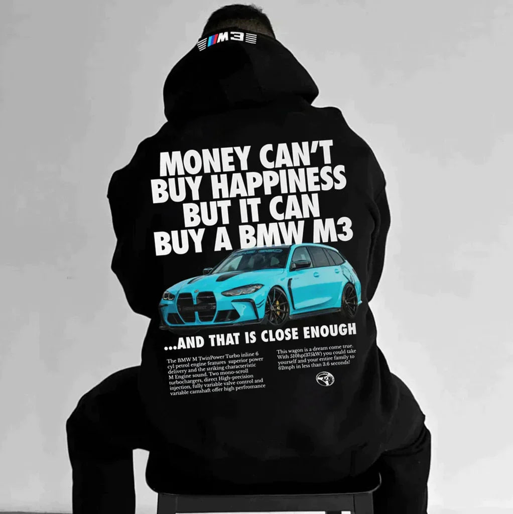 Vomo | Men’s Oversized Racing Zip Hoodie