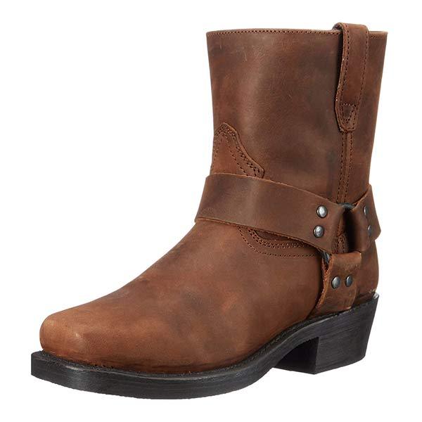 Ravenzo | Men’s Western Cowboy Boots with Side Zip