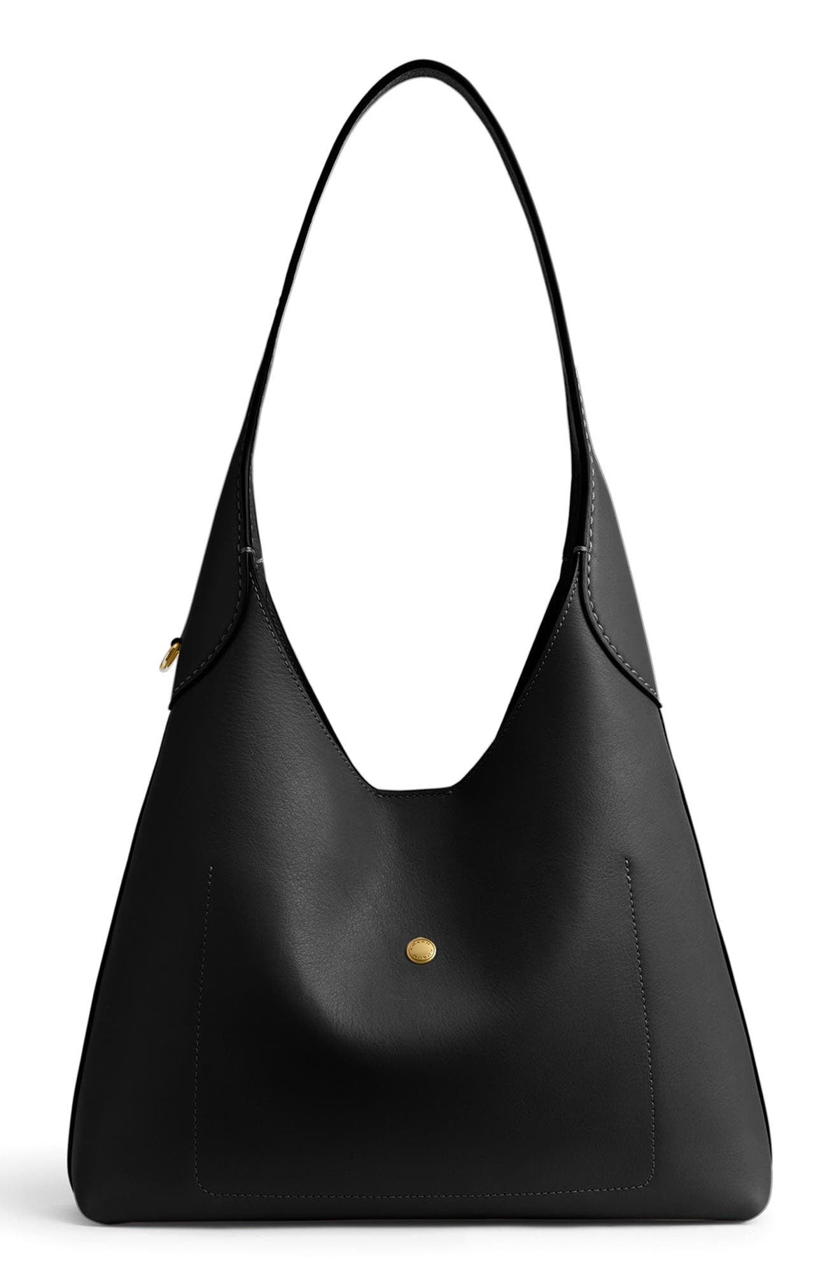 Sophia | Women's Shoulder Bag With Golden Hardware And Knotted Handle | Chic