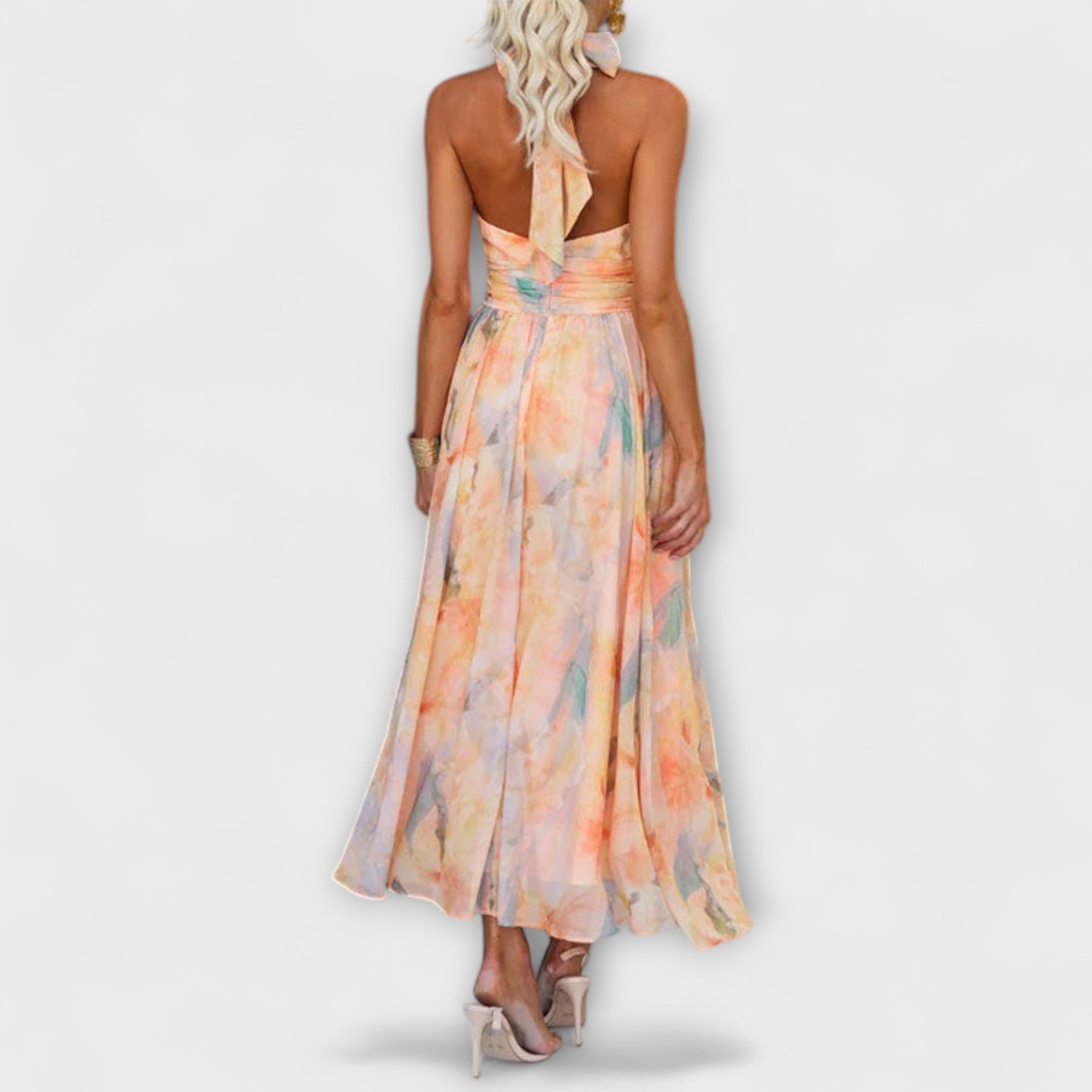 Twana | Women’s Floral Neckholder Maxi Dress