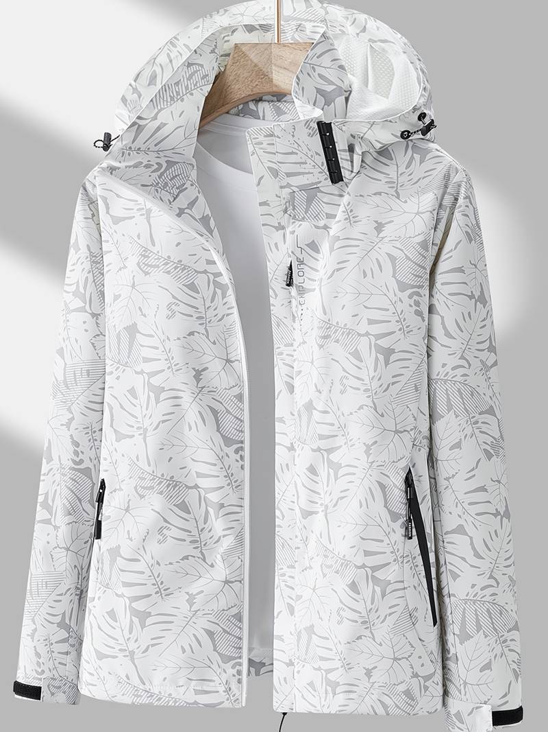Xianon | Women’s Leaf Pattern Windproof Jacket