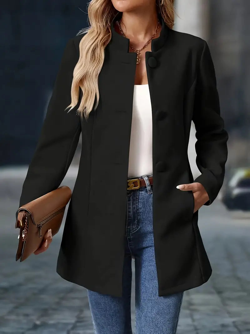 Chin | Women’s Structured Mid-Length Coat