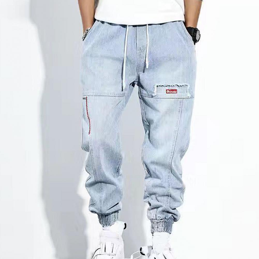 Varien | Men’s Denim Baggy Jogger Jeans