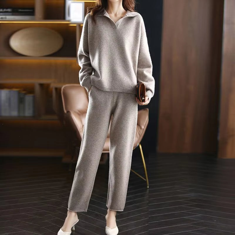 Merayne | Women’s 100% Cashmere Two-Piece Set