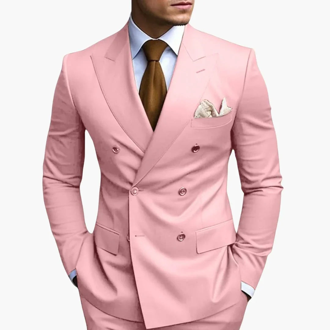 Chow | Men’s Double-Breasted Tailored Suit