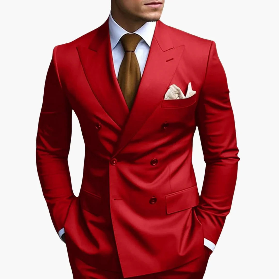 Chow | Men’s Double-Breasted Tailored Suit