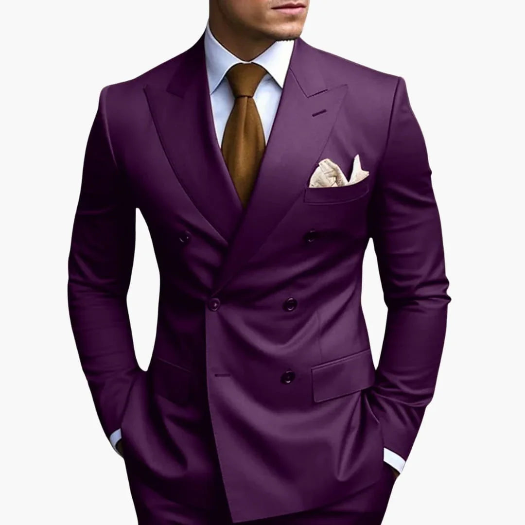 Chow | Men’s Double-Breasted Tailored Suit