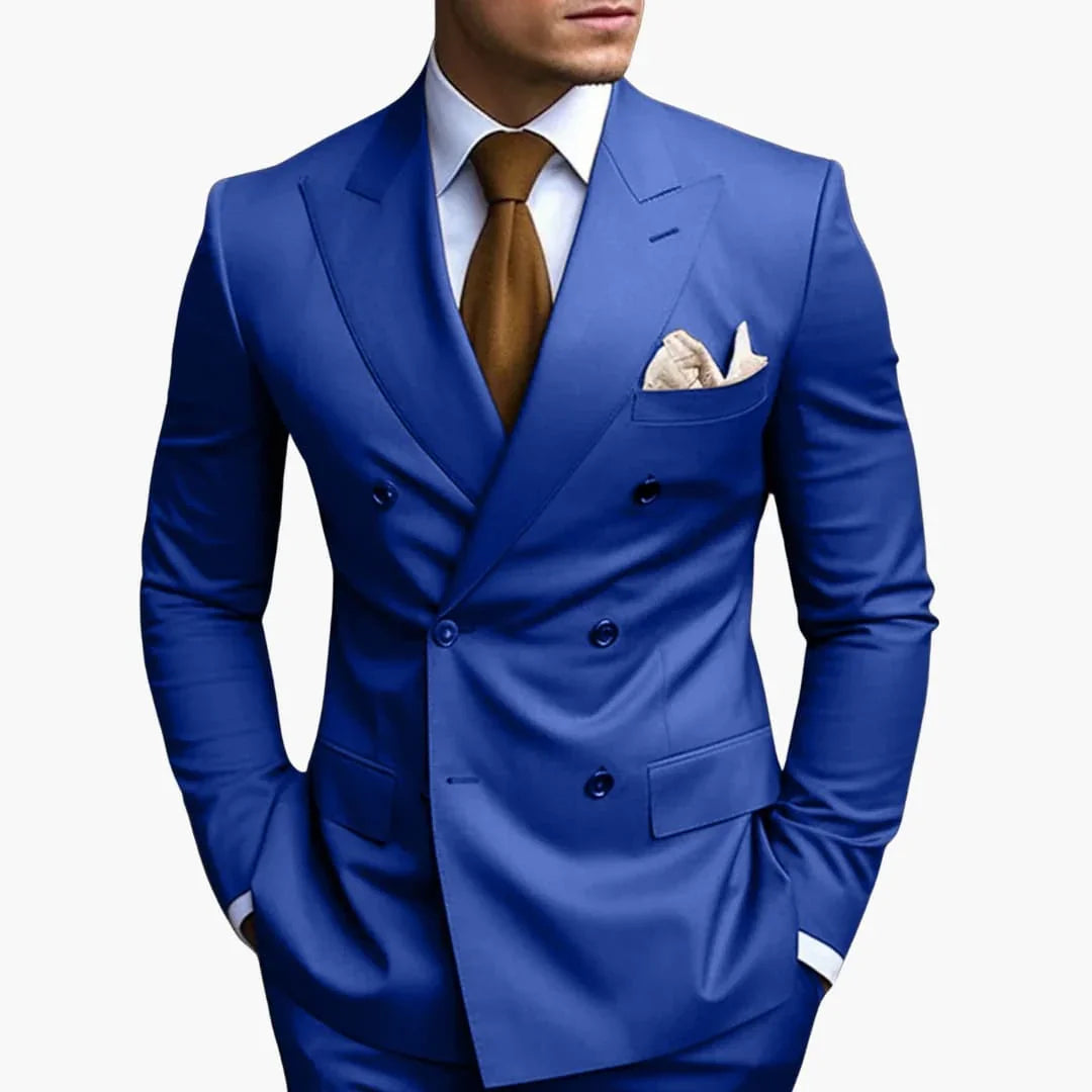 Chow | Men’s Double-Breasted Tailored Suit