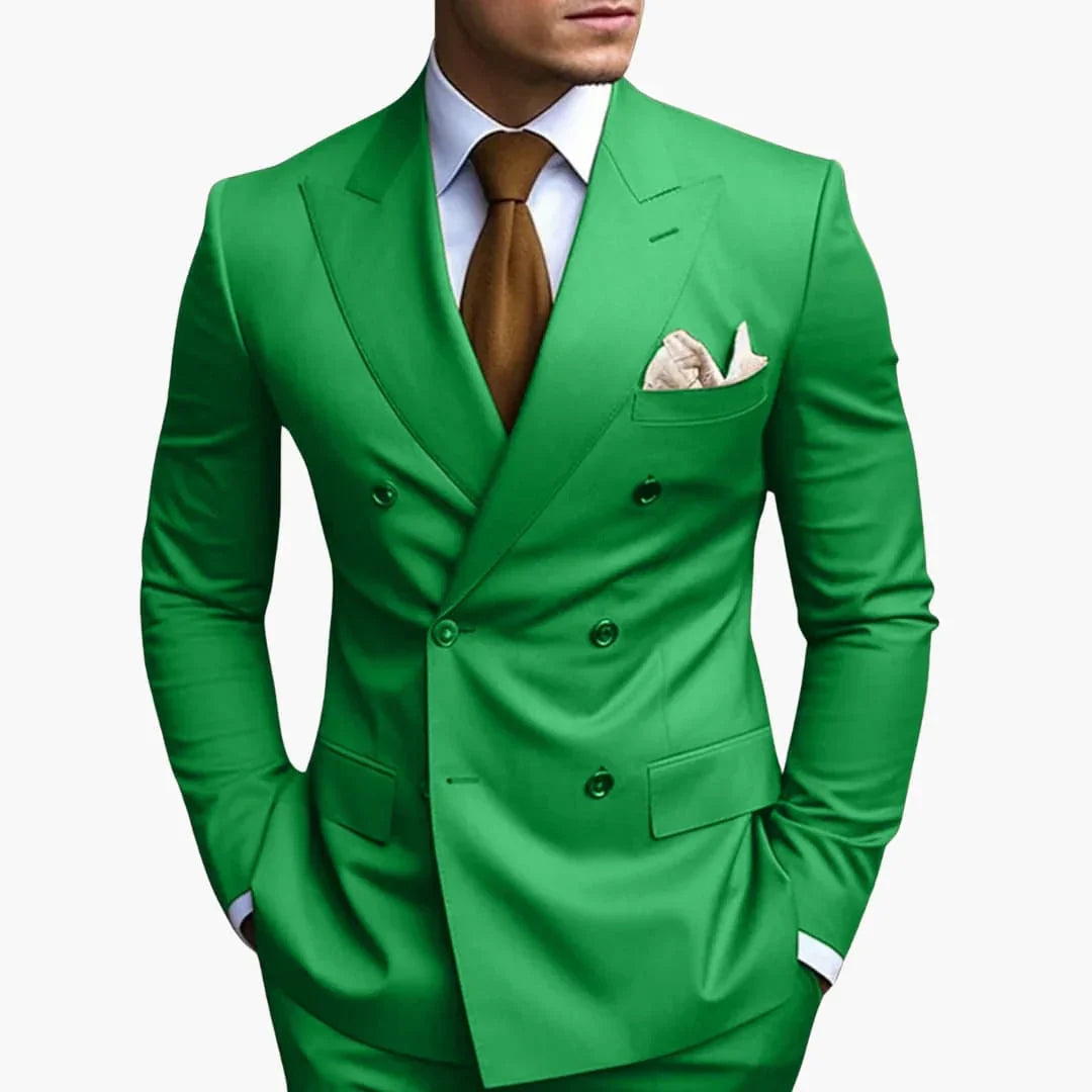 Chow | Men’s Double-Breasted Tailored Suit