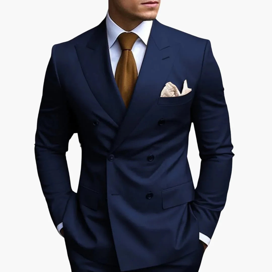 Chow | Men’s Double-Breasted Tailored Suit