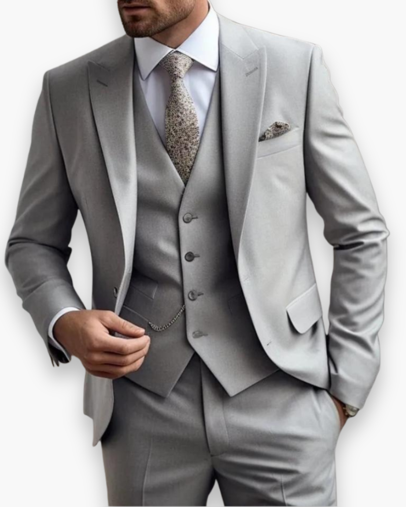 Henrado | Men’s Three-Piece Tailored Suit Set
