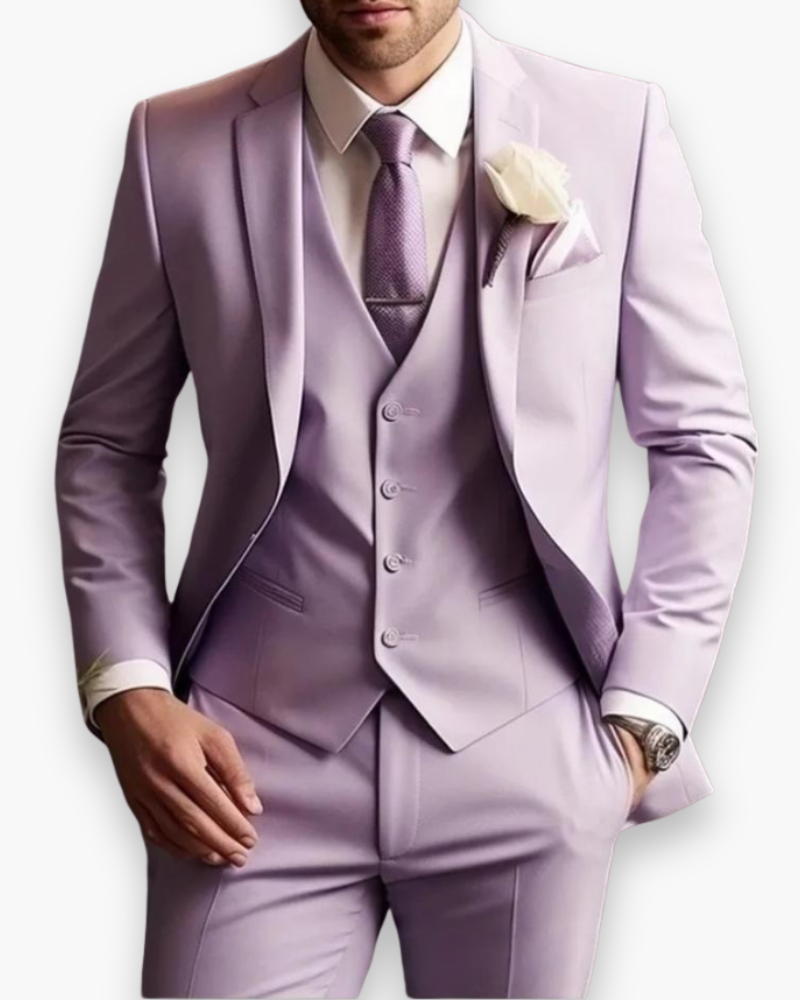 Henrado | Men’s Three-Piece Tailored Suit Set