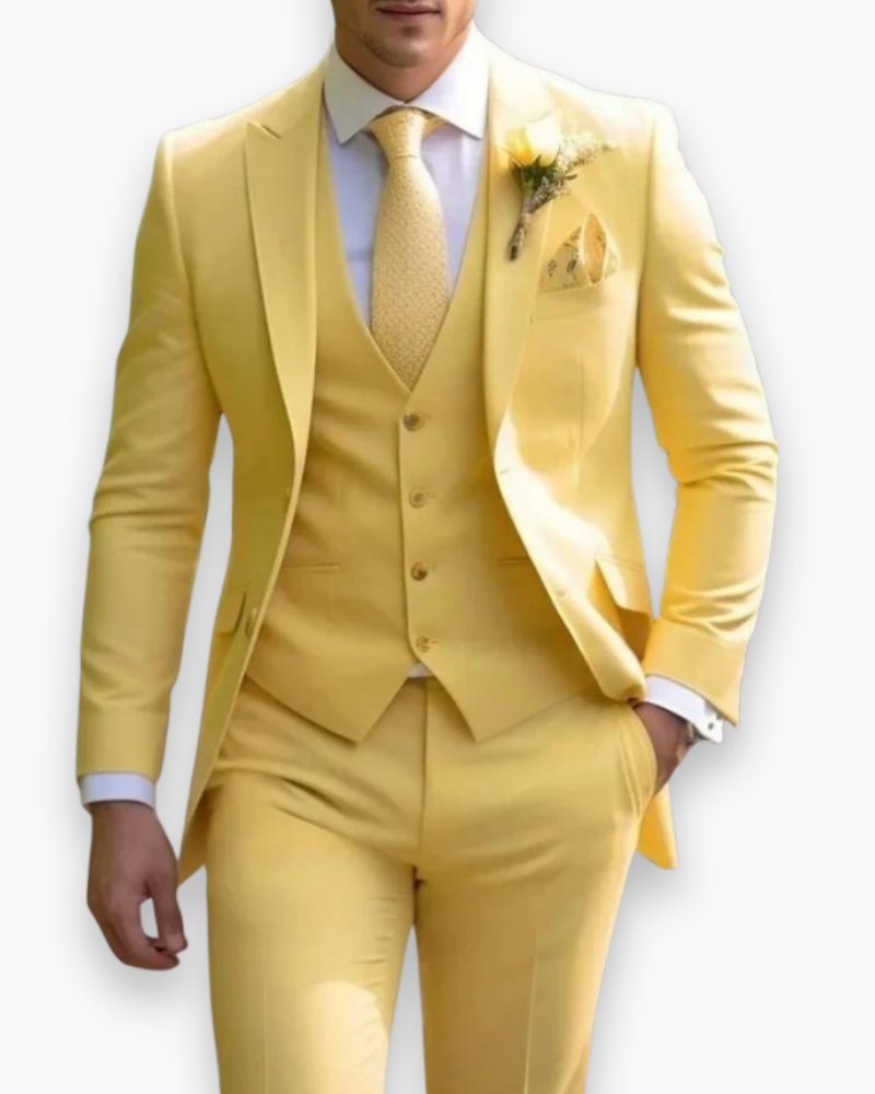 Henrado | Men’s Three-Piece Tailored Suit Set