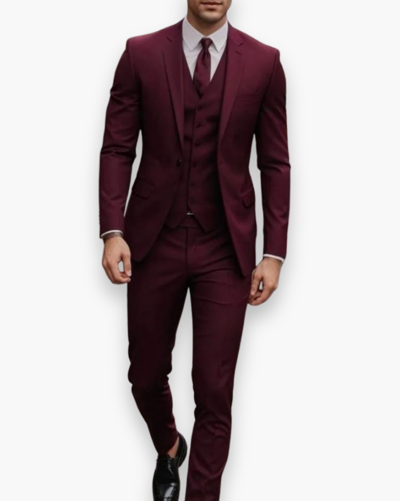 Henrado | Men’s Three-Piece Tailored Suit Set