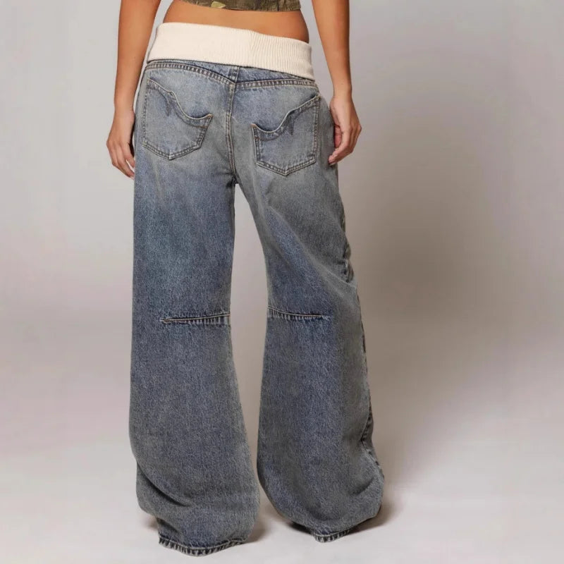 Aurex | Women’s Wide Leg Baggy Statement Trousers