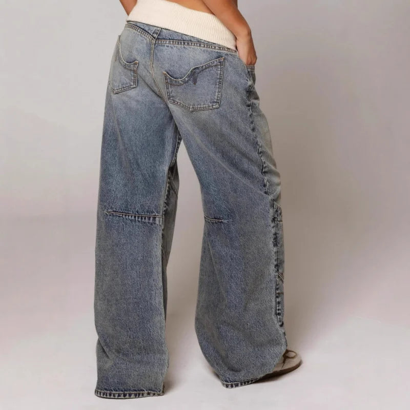Aurex | Women’s Wide Leg Baggy Statement Trousers
