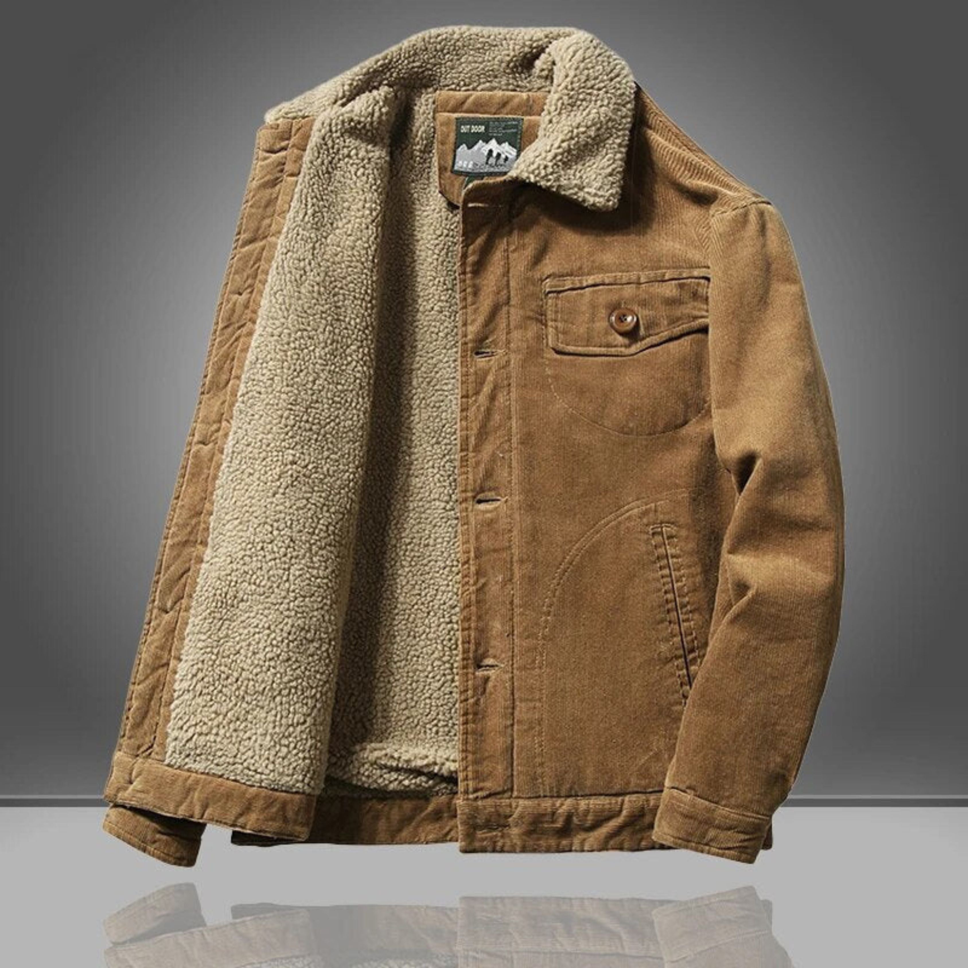 Bravero | Men’s Cord Padded Jacket