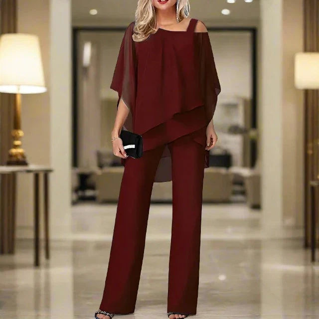 Noira | Women’s Asymmetric Smart Casual Two-Piece Set