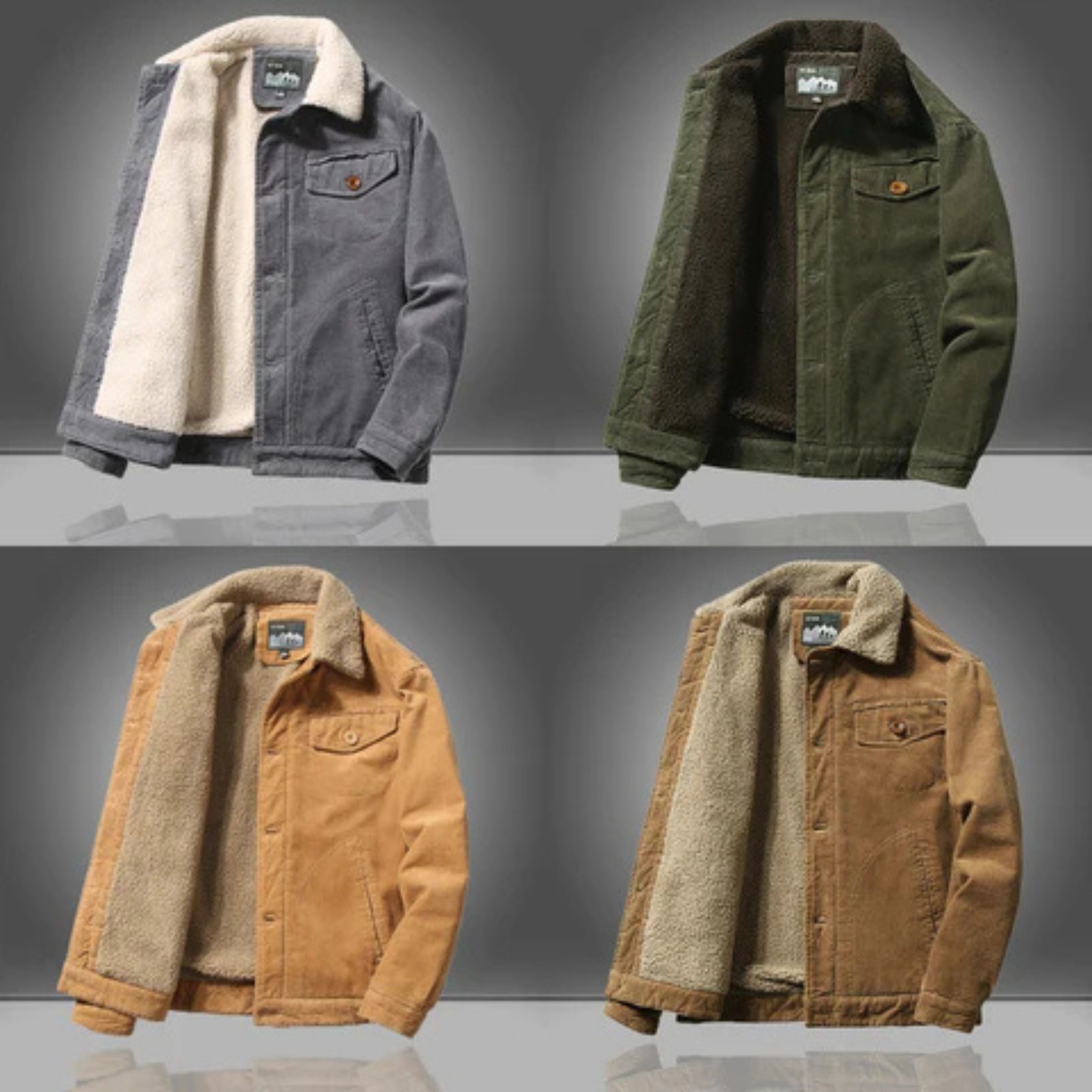 Bravero | Men’s Cord Padded Jacket