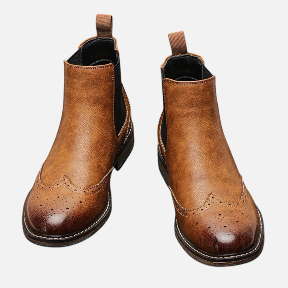 Dawson | Men's Chelsea Boots With Elastic Side Panels And Pull Tab | Classic