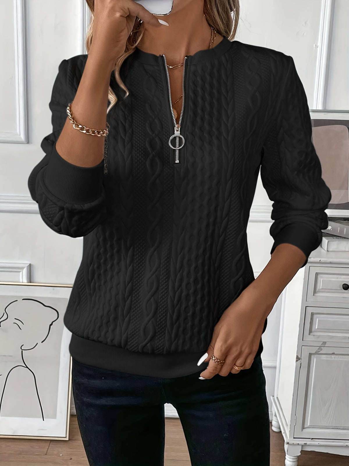 Ciolo | Men’s Zip-Up Comfort Sweater