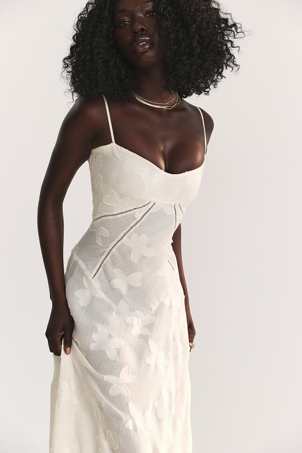 Enchanta | Women’s Floral Corset Lace-Up Dress
