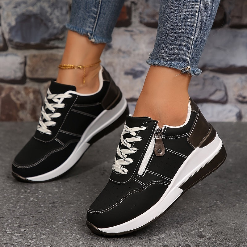 Guen | Women’s Comfort Zip Sneakers