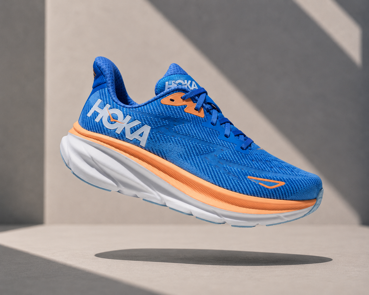 HOKA Clifton 9 Running Shoes – Lightweight EVA Cushion Road Running Trainers