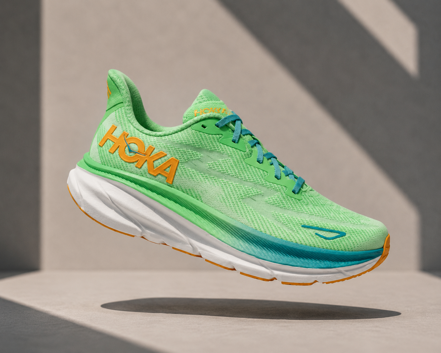 HOKA Clifton 9 Running Shoes – Lightweight EVA Cushion Road Running Trainers