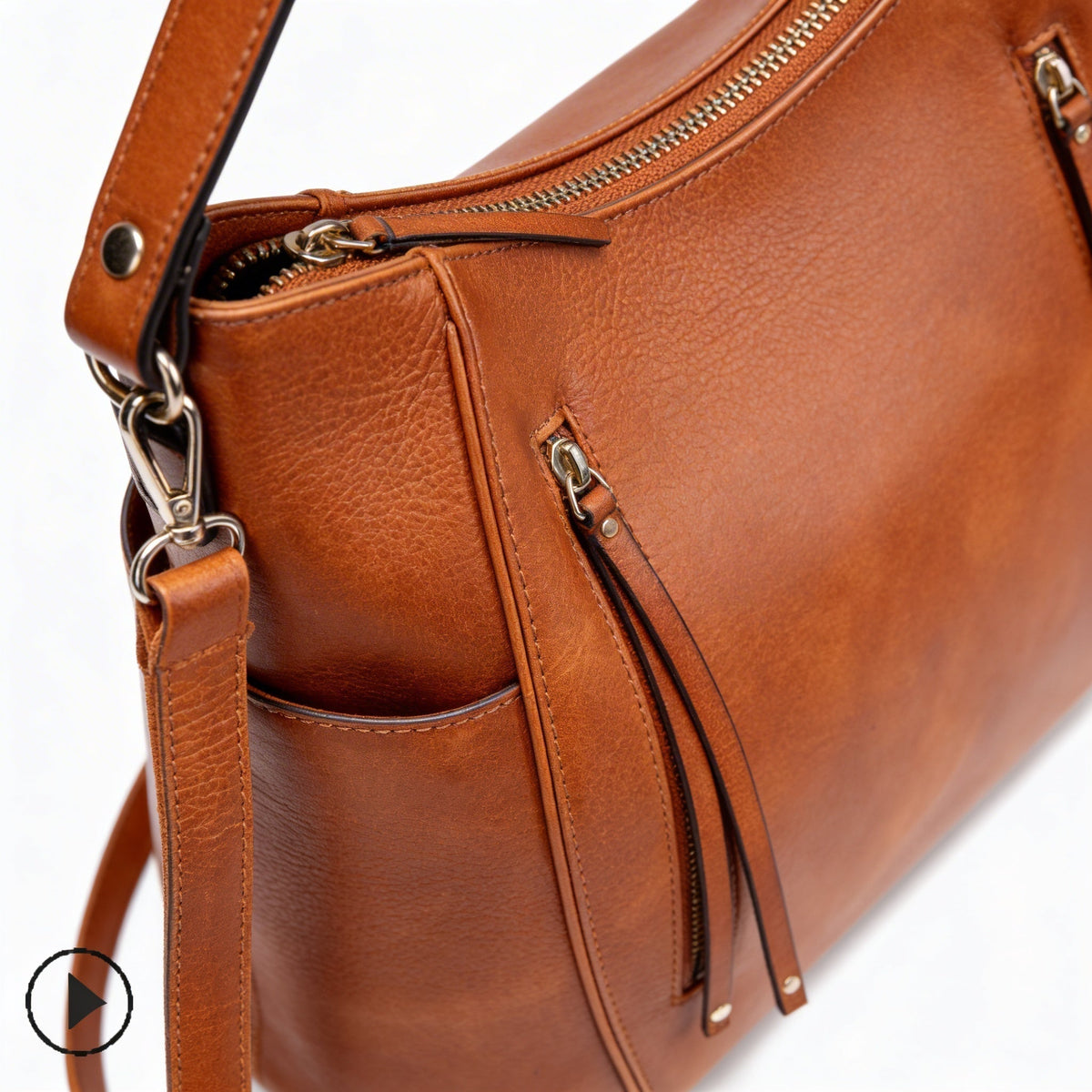 Harper | Women’s Crossbody Bag With Multiple Zip Pockets And Tassel Accent | Chic