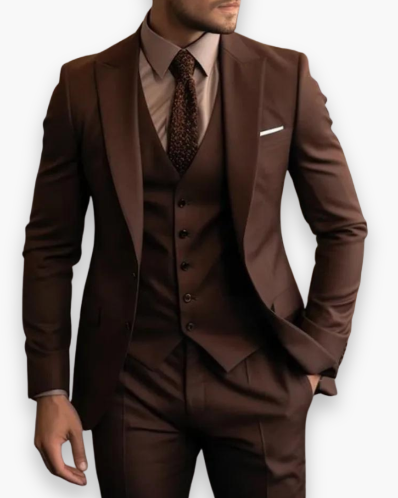 Henrado | Men’s Three-Piece Tailored Suit Set