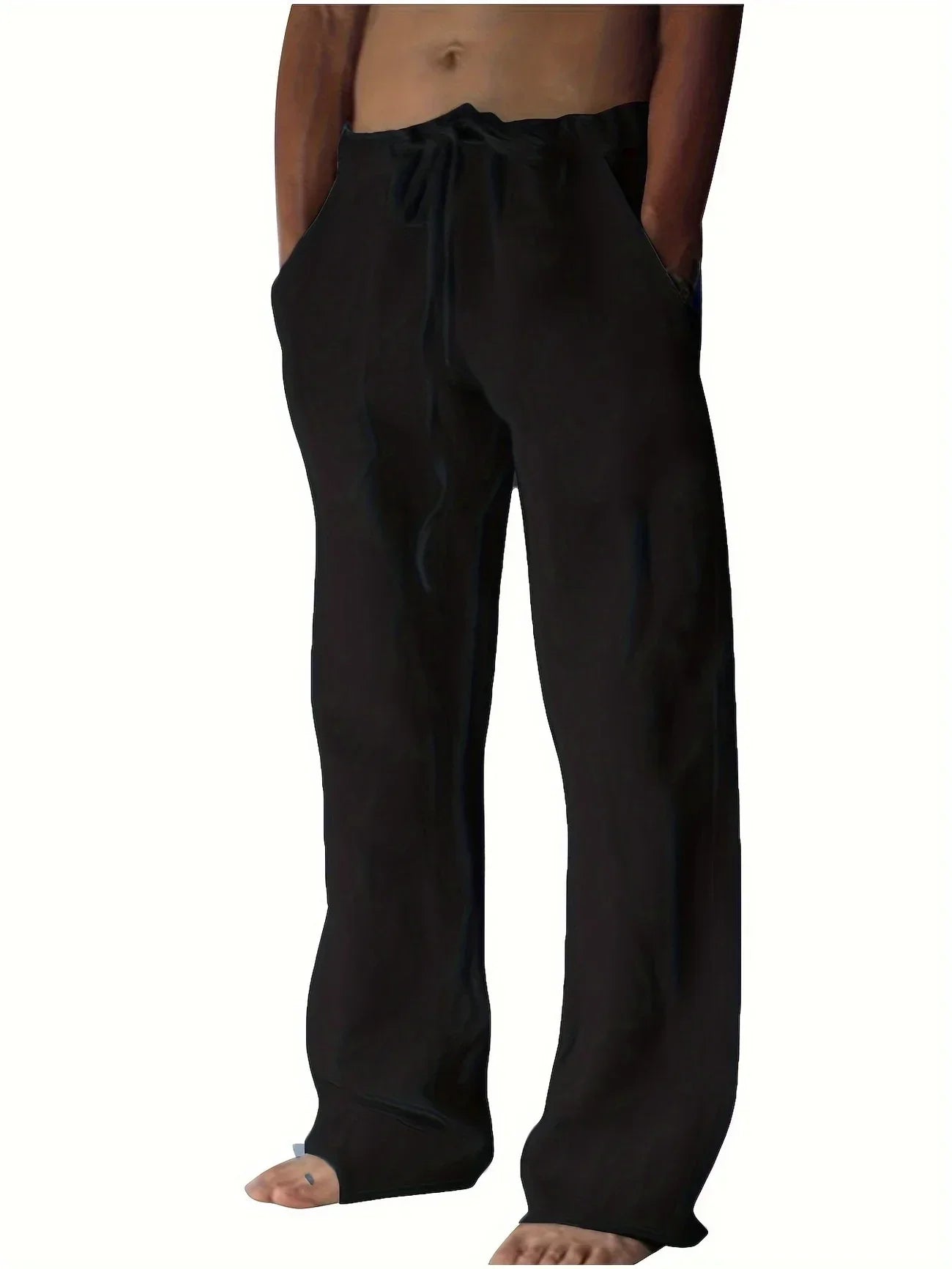 Veno | Men’s Linen Baggy Trousers
