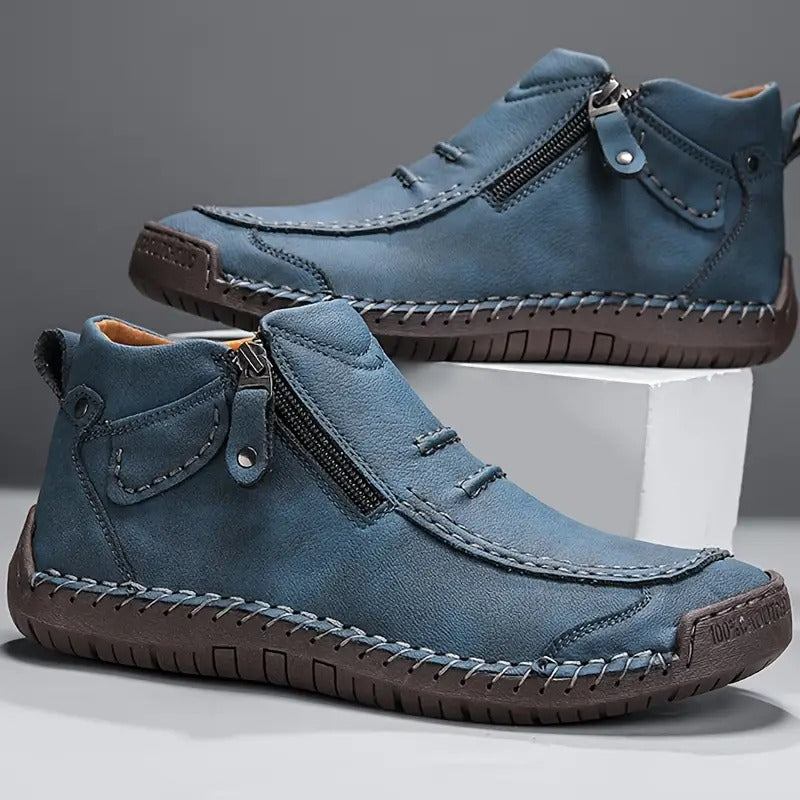 Lanz | Men’s Ankle Support Zip Shoes