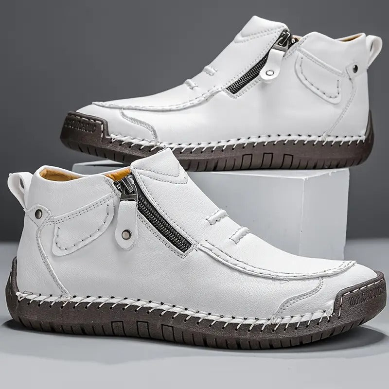 Lanz | Men’s Ankle Support Zip Shoes