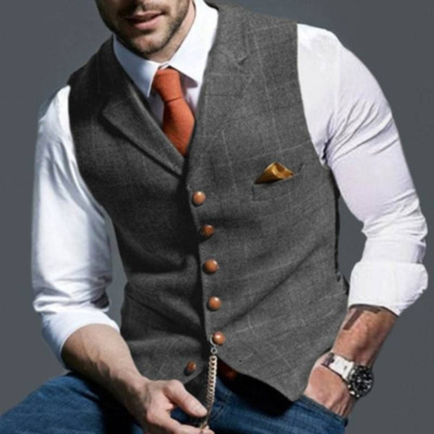 Herren | Men’s Classic Buttoned Vest