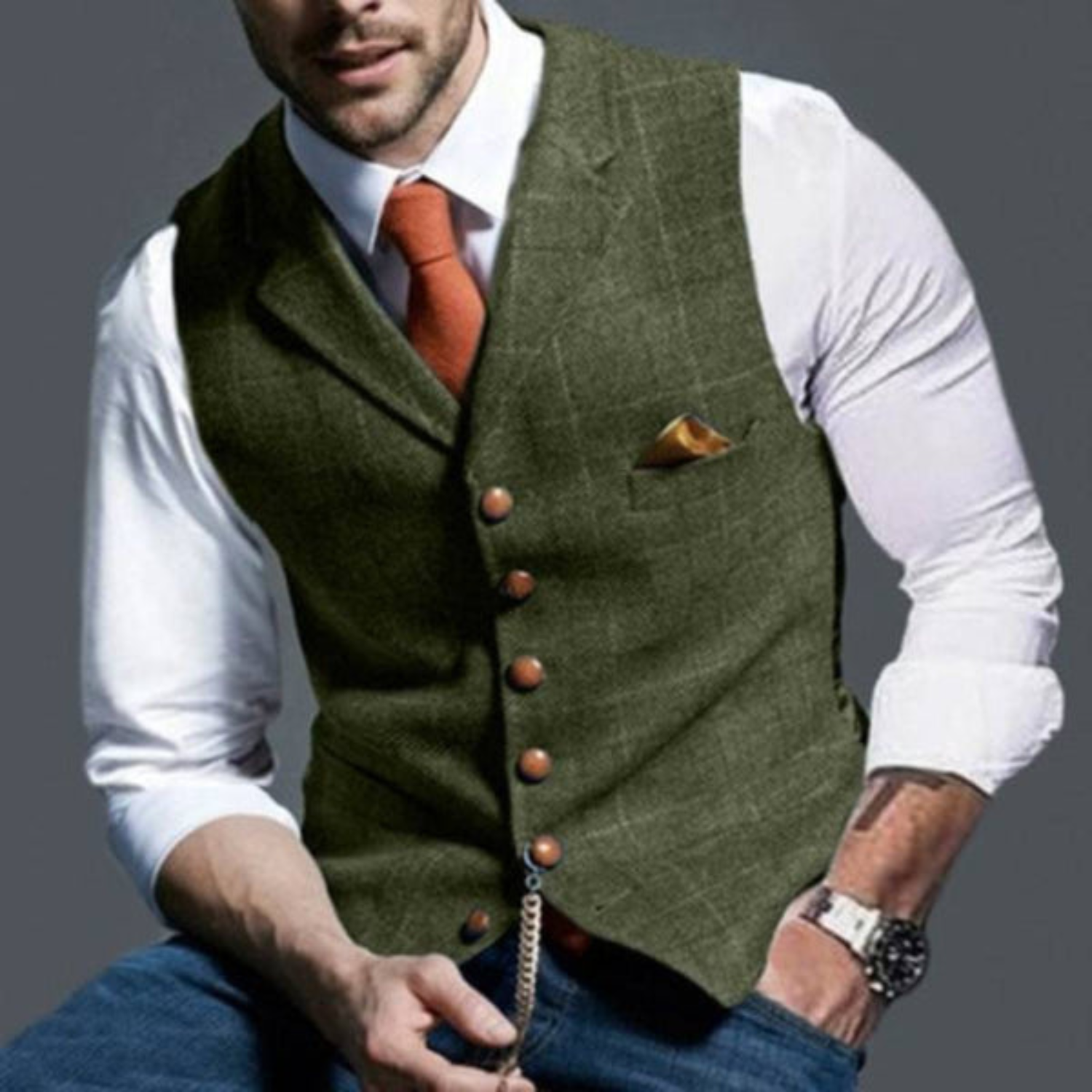 Herren | Men’s Classic Buttoned Vest
