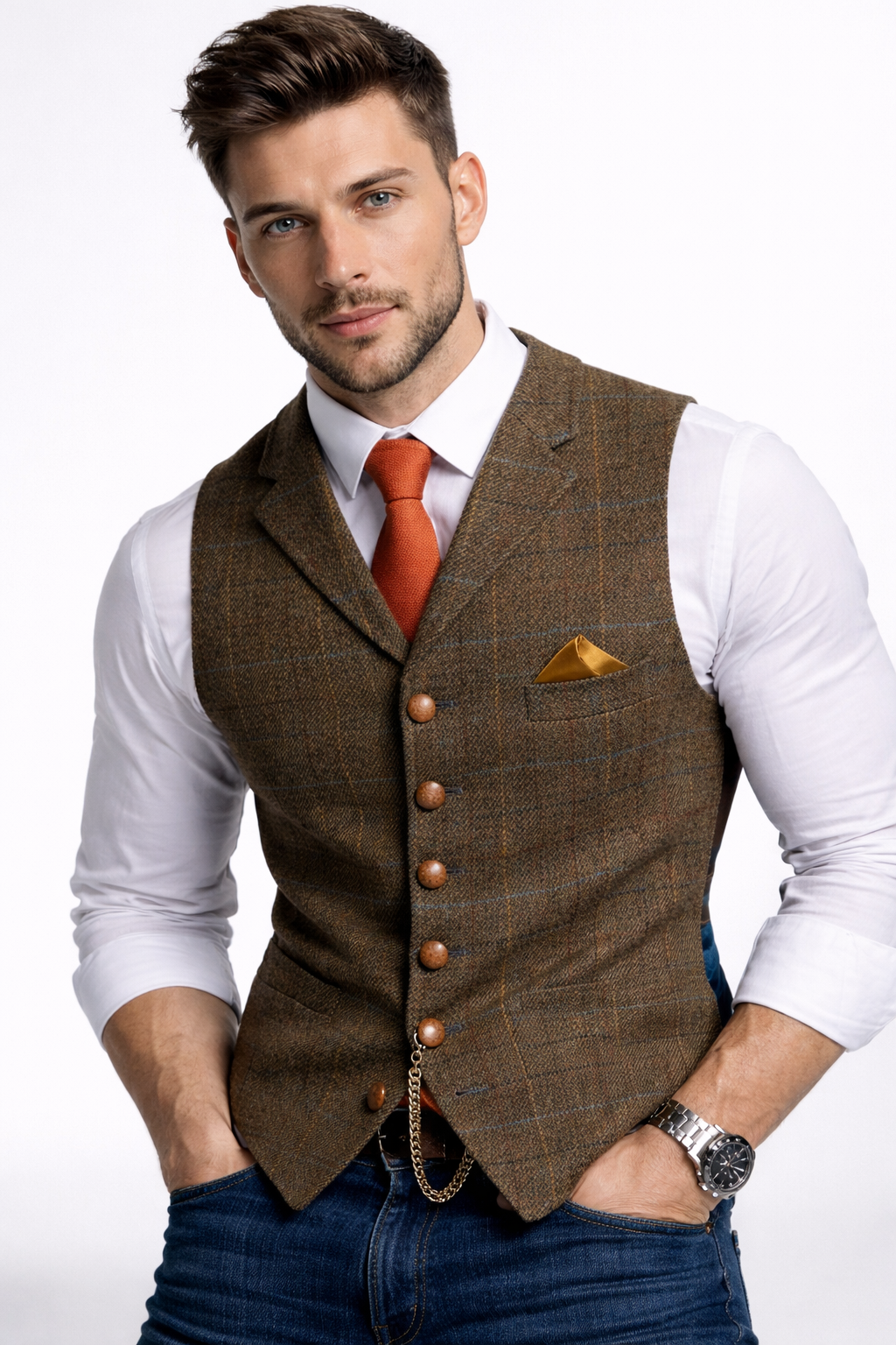 Herren | Men’s Classic Buttoned Vest