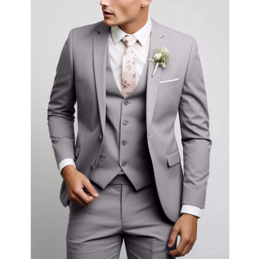 Lenom | Men’s Three-Piece Tailored Suit Set