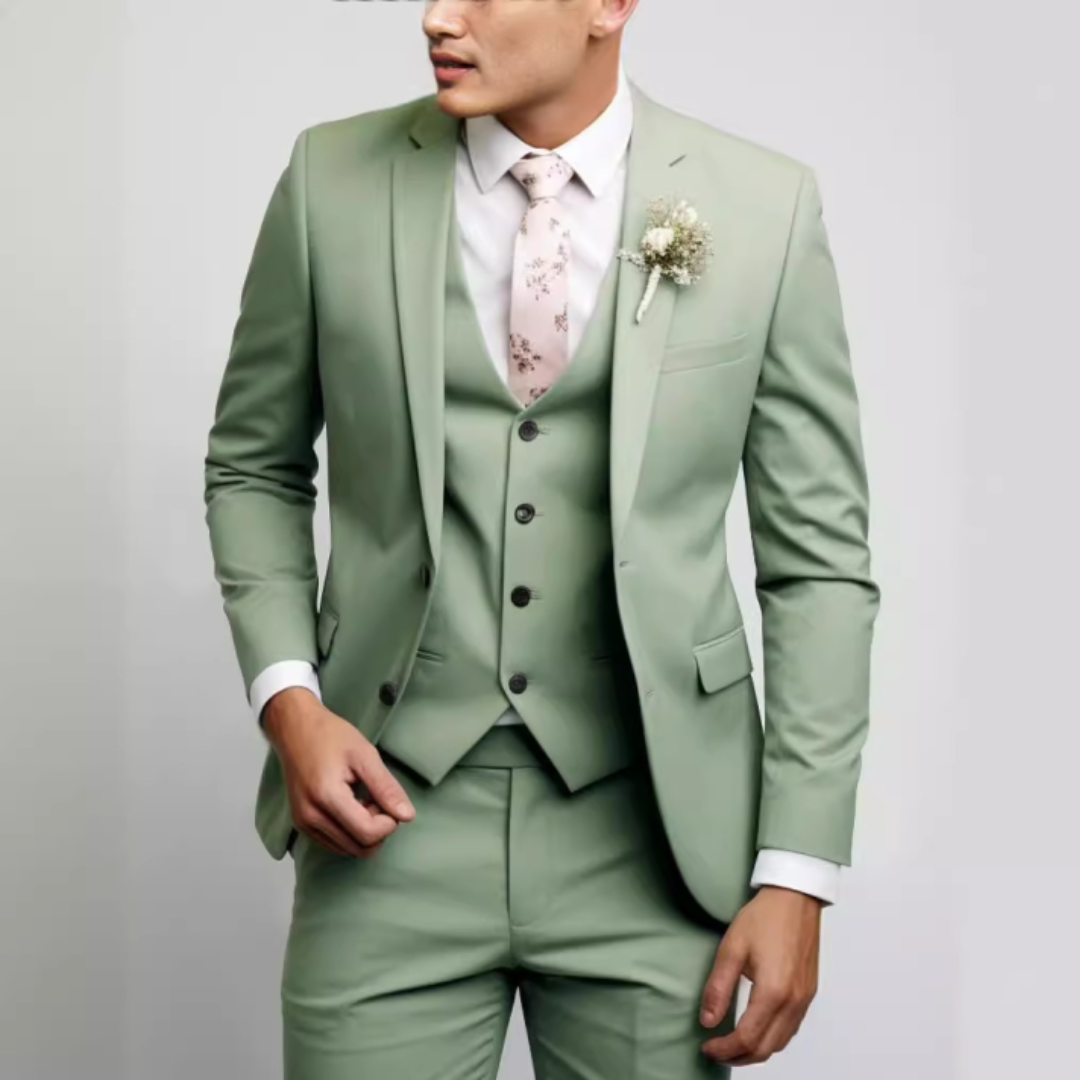 Lenom | Men’s Three-Piece Tailored Suit Set