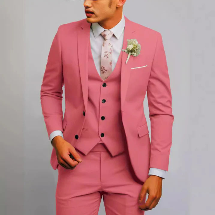 Lenom | Men’s Three-Piece Tailored Suit Set