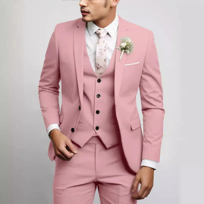Lenom | Men’s Three-Piece Tailored Suit Set