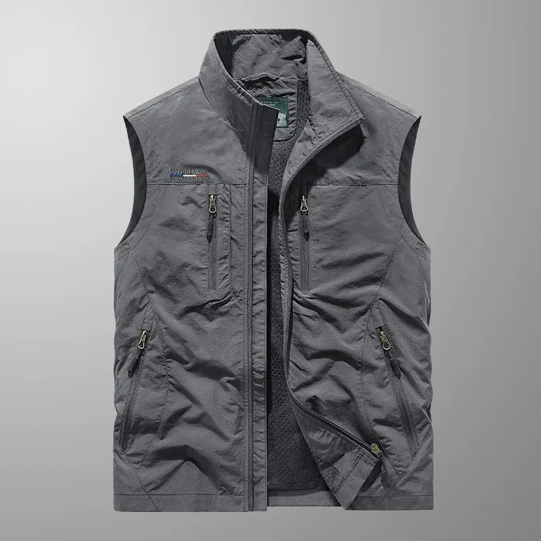 Naviero | Men’s Utility Vest with Multiple Pockets