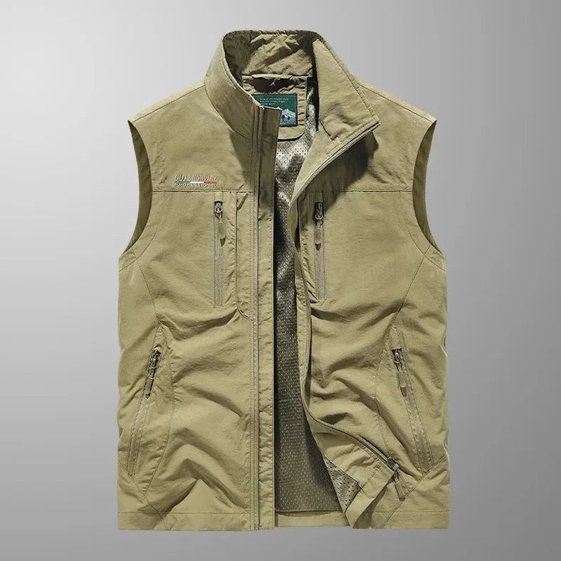 Naviero | Men’s Utility Vest with Multiple Pockets