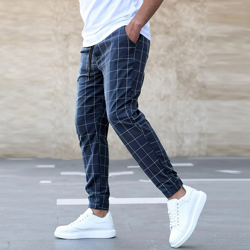 Romino | Men’s Checked Comfort Trousers