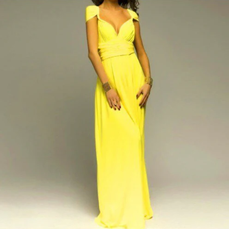 Irma | Women’s Graduation Dress With Halter Neck And Wrap Waist | Elegant