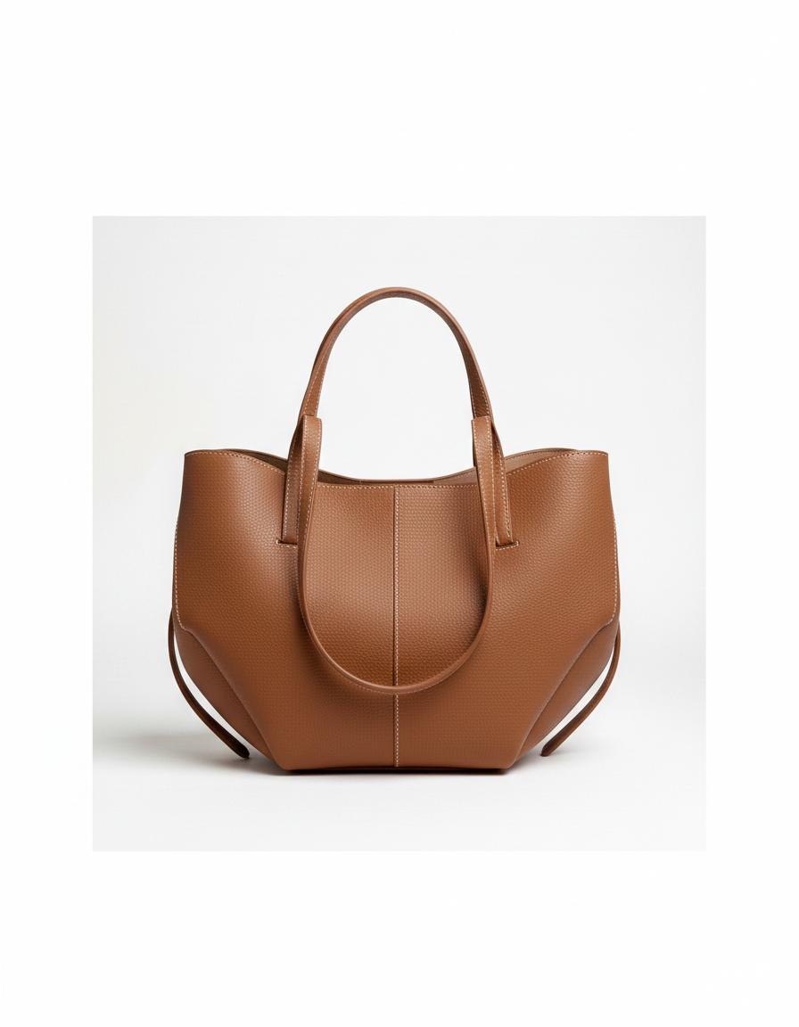 Isabella | Women’s Oversized Vintage Handbag With Gold Lock | Chic