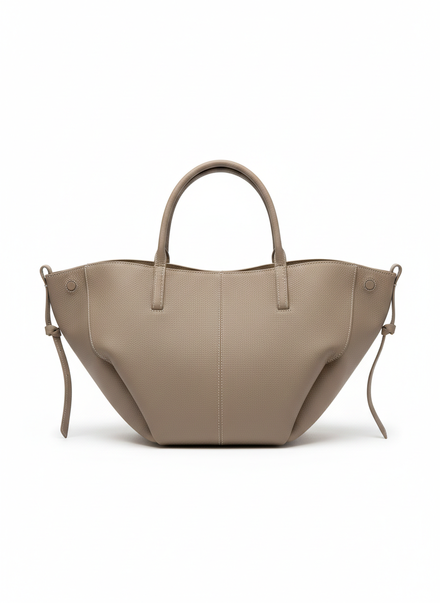 Isabella | Women’s Oversized Vintage Handbag With Gold Lock | Chic